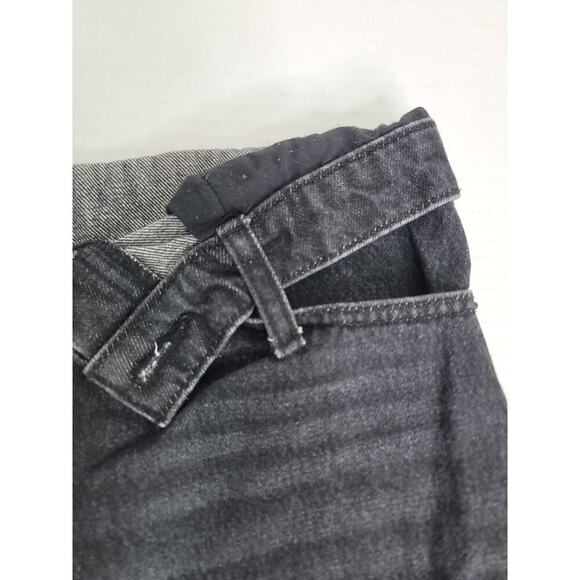 Urban Outfitters BDG Jean Shorts Womens SZ 29 Fold Over Waist Button Fly Black - Picture 3 of 10